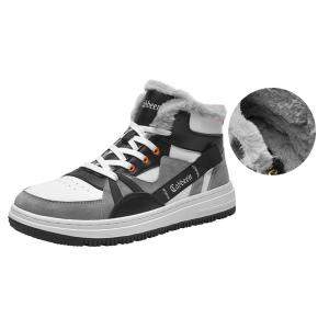 Кроссовки Cabbeen Skateboarding Shoes Men High-top, цвет Sand