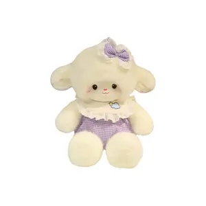 Плюшевая игрушка бегущий ягненок высота 33 см LALABABY