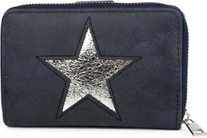 Кошелек styleBREAKER, цвет Dunkelblau/Silber metallic