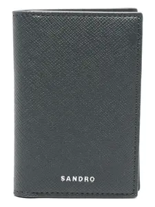 Кошелек Reconstituted Sandro, серый