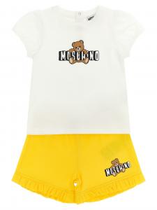 Футболка и шорты «Медвежонок Moschino» MOSCHINO BABY, желтый