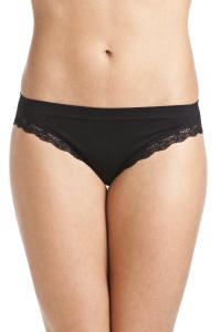 Две пары мягких и комфортных трусов миди без швов Camille, черный