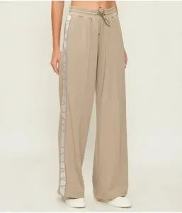 Спортивные штаны boyfriend fit Ea7, бежевый