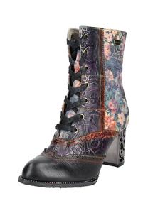 Ботильоны из кожи/текстиля Laura Vita, фиолетовый