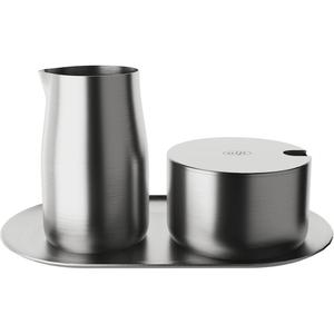 Набор для молока и сахара MILK & SUGAR, включая поднос Alfi, Stainless steel mat