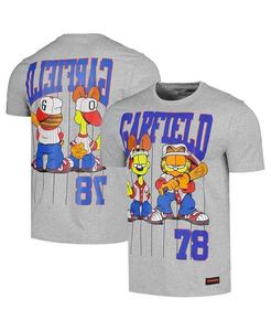 Мужская и женская футболка Heather Grey Garfield '78 Freeze Max, серый