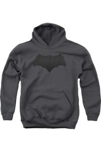 Толстовка с капюшоном и логотипом Бэтмена из фильма "Лига справедливости" для подростков Gildan, Charcoal