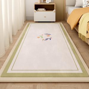 Budis Ковер 90х200 см для детской комнаты, толстый с мультяшным принтом, противоскользящий, для ползания и защиты от падений