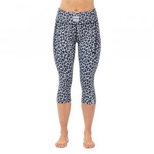 Капри-леггинсы 3/4 - женские Eivy, Snow Leopard