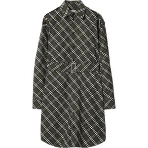 Burberry SS25 платье с длинными рукавами женское brown