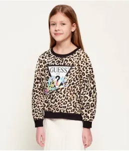 Толстовка cropped fit Guess, бежевый