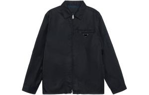 Куртка Prada Men с карманом на молнии, черный