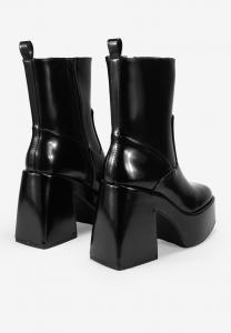 Ботильоны на высоком каблуке CON TACÓN ANCHO Bosanova, черный