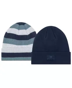 Мужской набор из двух шапок с вышитым логотипом Charlie Champion, синий