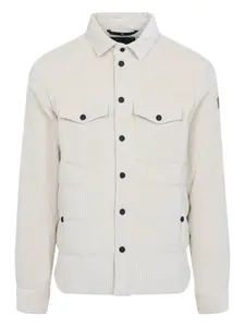 Вельветовое пальто Moncler Grenoble, белый