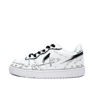 Детские скейтерские кроссовки Court Borough для младших школьников Nike, черный/белый