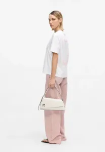 Блестящая сумка geo flap Karl Lagerfeld Jeans, Off White