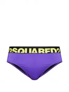 Плавки с поясом с логотипом Dsquared2, фиолетовый