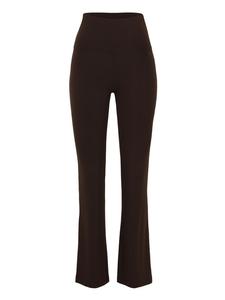 Les Lunes Длинные джинсы-клеш BELLE, теплые расклешенные леггинсы Thermo, темно-коричневый цвет