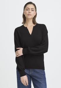 Джемпер PULZ PZSARA LS FLOUNCE PULLOVER, Black Beauty/Black