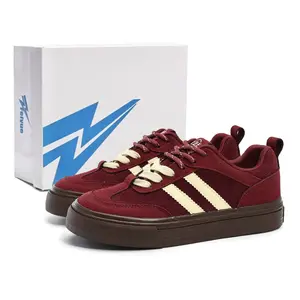 Feiyue Женские противоскользящие износостойкие низкие скейтерские кроссовки Angora Red, цвет Angora Red