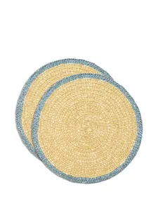 Набор из двух соломенных подставок, 13 см, La Doublej, нейтральные цвета