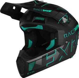 Шлем для снегохода FXR clutch evo 2023, Black/Green