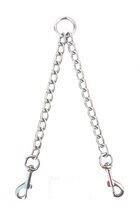 Металлическая цепочка Freedog Duo 40 см х 2,5 мм Freedog, цвет платина