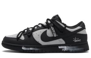 Nike Кроссовки Dunk Black Gray Track Low top Skateboard Unisex Black