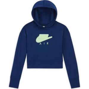 Толстовка с капюшоном g nsw air ft crop hoodie hbr Nike, мультиколор