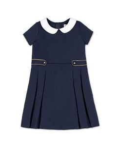 Платье Hope & Henry с воротником Питер Пэн и складками по бокам Hope & Henry, синий