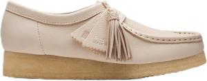 Женские туфли Clarks Wallabee. Оксфорд, бежевый