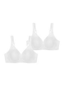 Бюстгальтер майка TRIUMPH T-shirt Bra Modern Soft+Cotton, белый