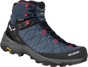 Женские походные ботинки Salewa Mountain Trainer 2 Mid с водонепроницаемой мембраной Gore-Tex GTX, синий