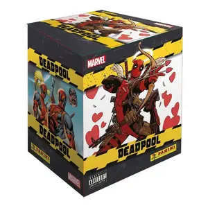Набор коллекционных карточек Panini Deadpool Marvel Sticker & Trading Card Collection, 36 пачек, на английском языке, мультиколор