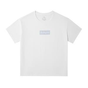 361° Футболка Unisex White Crew Neck тонкая прямая посадка