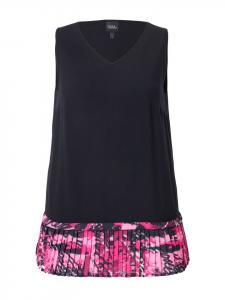 Блуза Ulla Popken Blusentop, черный