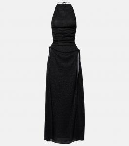 Люмьер платье макси с открытой спинкой Oséree, черный