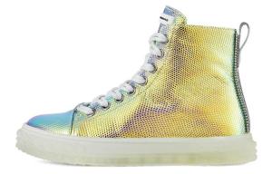 Женские скейтерские кеды GZ Blabber High Top золотистые Giuseppe Zanotti