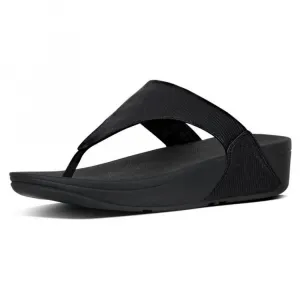 Сандалии Fitflop Lulu Leather Toepost, черный