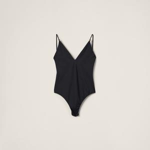 Слитный купальник MIU MIU, черный