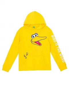 Детский худи для мальчиков Matching Family Cosplay с капюшоном Sesame Street, желтый