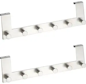 Лента с крючками WENKO "Celano", (набор), ШхГхВ: 39х5,5х11 см, 2 шт 39х11х5,5 см, цвет Matt