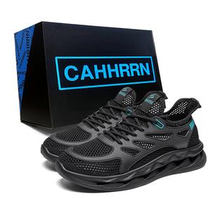 CAHHRRN Дышащие низкие повседневные кроссовки мужские синие, цвет Blue