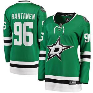 Женская футболка Mikko Rantanen Kelly Green Dallas Stars Home Breakaway Fanatics