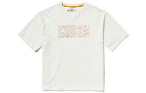 Футболка унисекс винтажная белая Timberland, белый