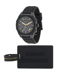 ARMANI EXCHANGE Аналоговые часы в черном цвете