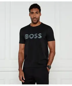 Футболка с логотипом Regular fit Boss Green, черный