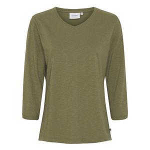 Футболка Sea Ranch Kaya 3/4 Sleeve V Neck, зеленый