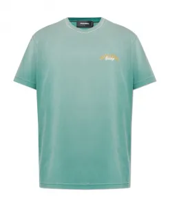 Футболка с логотипом Dsquared2, зеленый